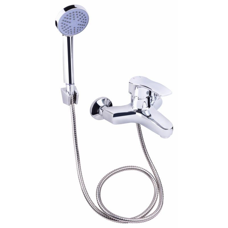 Змішувач для ванни Lidz (CRM) 41 86 006-1 New з душовим гарнітуром (LIDZCRM204900603) Київ - фото 1