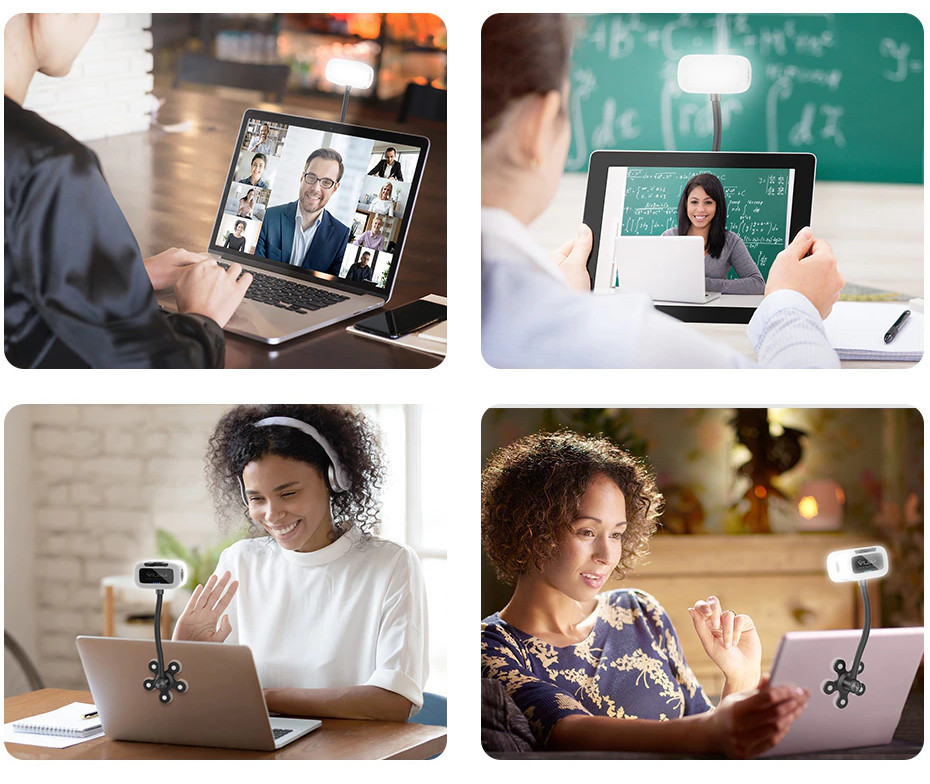 Лампа для конференції з присоскою на гнучкій ніжці Ulanzi Vijim CL12 Київ - фото 4