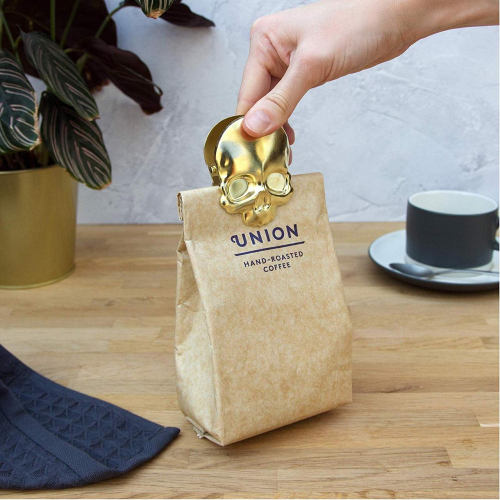 Біндер у формі черепа, золотий Ровно - изображение 4