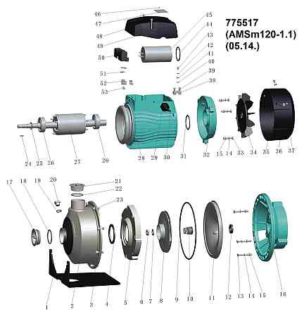 Насос центробежный 1.1 кВт Hmax 30.2м Qmax 160л/мин (нерж) LEO 3.0 (775517) Ровно