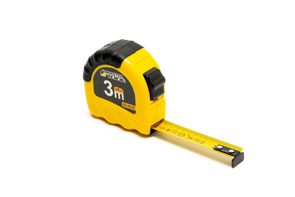 MASTERTOOL Рулетка MASTERTOOL "Shiftlock" 3 м×16 мм фіксатор полотна нейлонове покриття 62-3016 Київ - фото 1