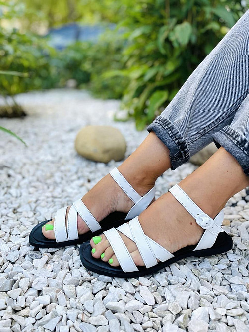 Rosta Босоніжки жіночі ROSTA 1044 білі (літо, шкіра натуральна) (5143) Коломия - фото 8