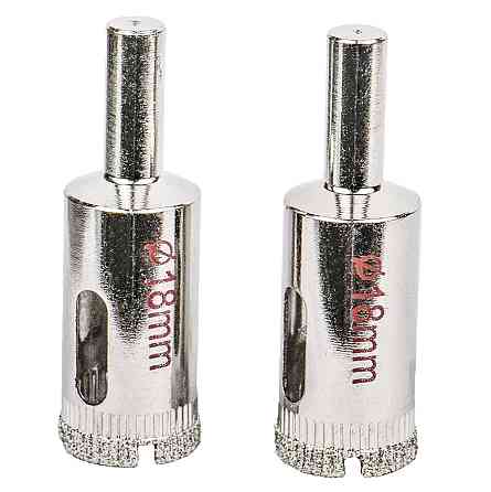 Коронки алмазные по керамике и стеклу Ø18мм (КРАТНО 2шт) SIGMA (1541181) Киев