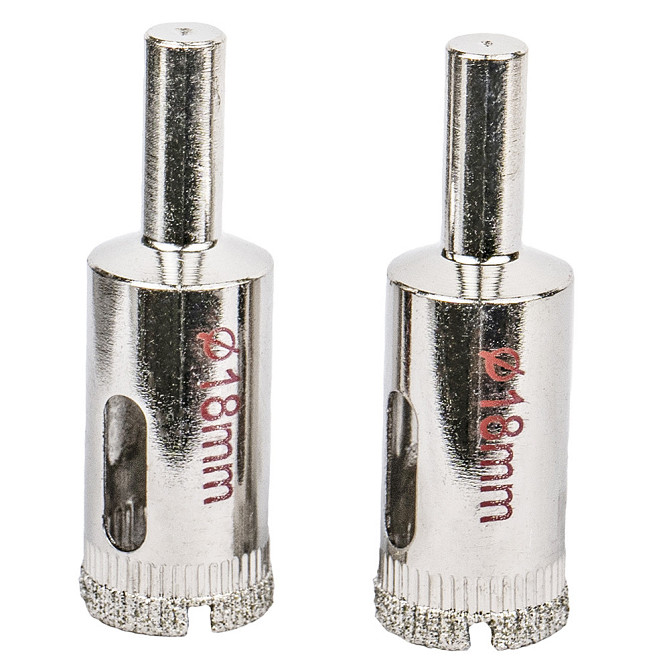 Коронки алмазні кераміки та скла Ø 18 мм (КРАТНО 2шт) SIGMA (1541181) Київ - фото 2