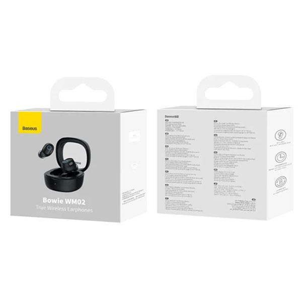 Бездротові навушники Baseus Bowie WM02 True Wireless Earphones Black Київ - фото 2