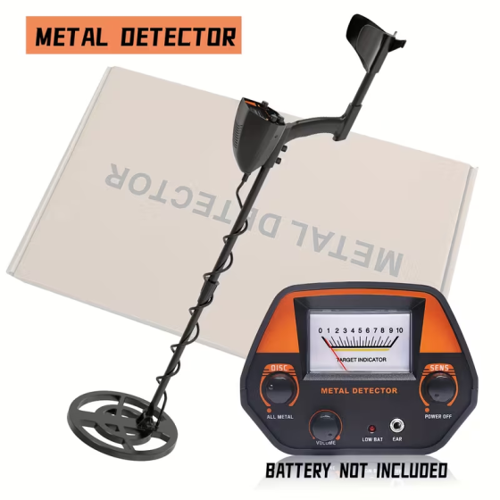 Металошукач із високою чутливістю GTX5030 LCD-екран до 1 метра (з 2 акумуляторами Крона) Чорно-жовтогарячий Вінниця