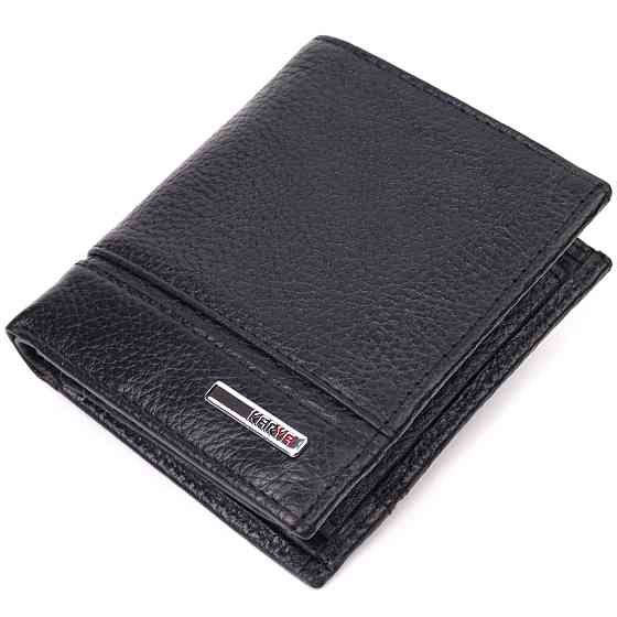 Престижное портмоне для мужчин из натуральной кожи KARYA 21323 Черный Киев