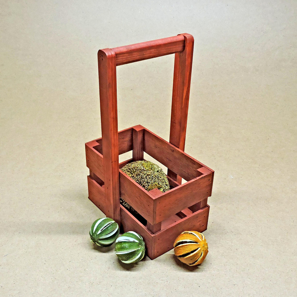 Подарунковий кошик "Шеллі 12х20" корал Миколаїв - фото 7