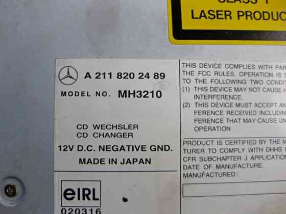 Mercedes-Benz  A2118202489 CD чейнджер E-Class W211 A-Class W169 S211 SLK R171 Одесса