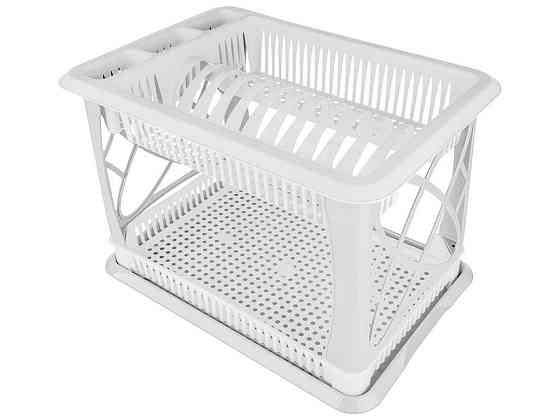 Сушка для посуду 2х-ярусна Elif біла Харків
