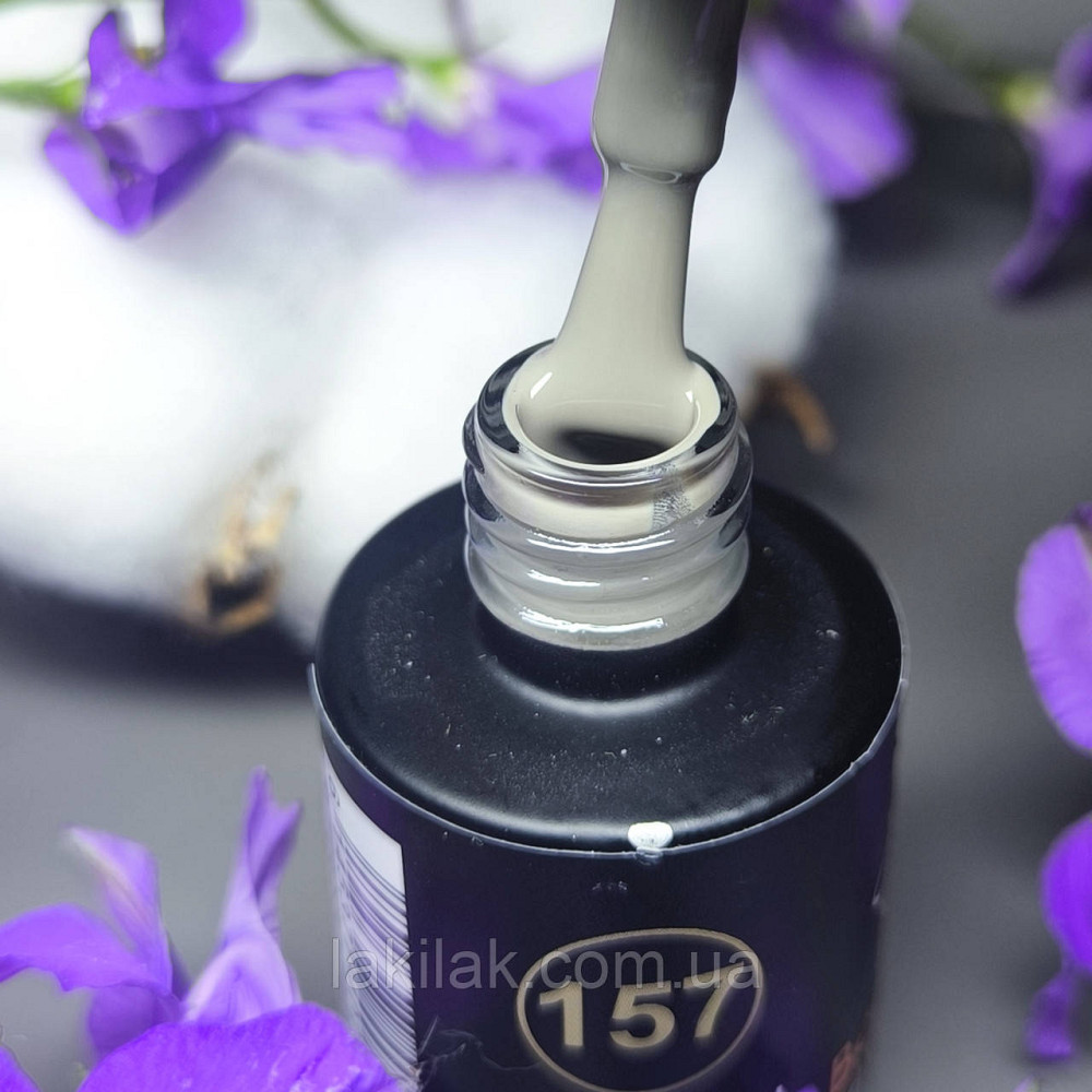 Гель-лак для нігтів Bee Nails 157 (тростяно-сірий) 8мл Херсон - фото 1