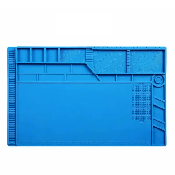 Термостойкий силиконовый коврик для пайки 55x35 см с магнитами Киев