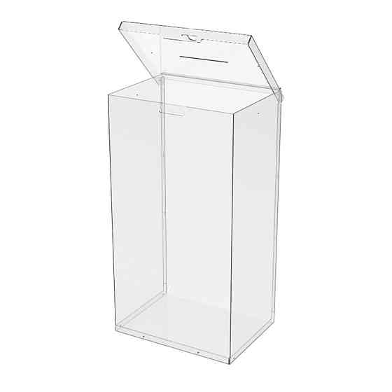 Ящик EKOSTAR с замком для пожертвований и сбора денег 270x200x500. Объем 27 литров Киев