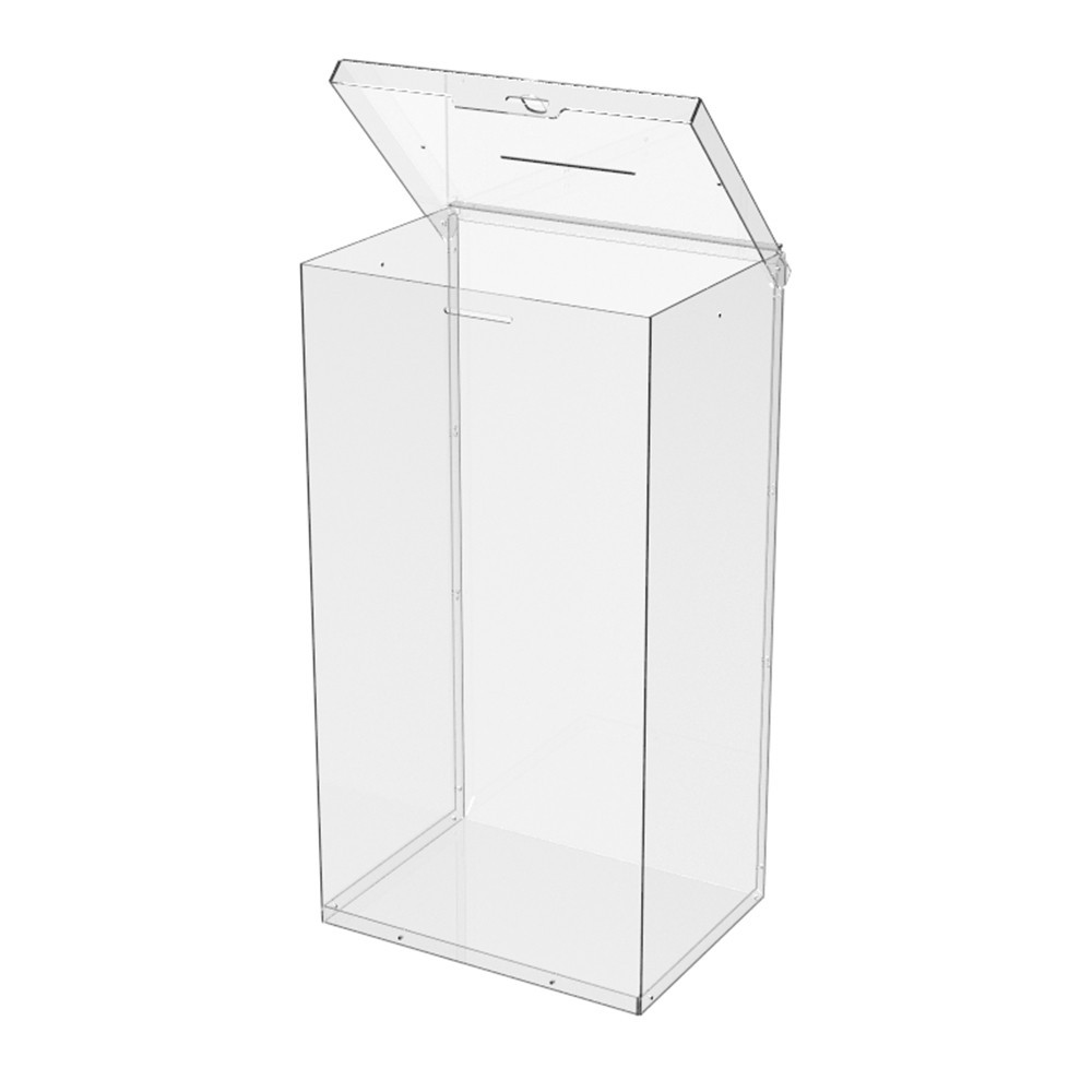 Ящик EKOSTAR с замком для пожертвований и сбора денег 270x200x500. Объем 27 литров Киев - изображение 4