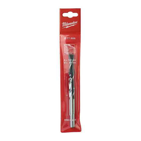 Сверло по дереву трехточечное DIN 7487 E MILWAUKEE, диаметр 11х142х89мм Одесса