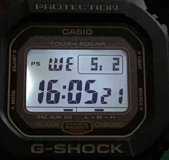 Часы Casio G-Shock The Origin G-5600UE-1DR на солнечной батарее! Харьков