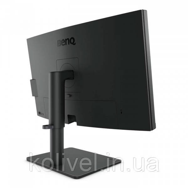 TFT 27" BenQ PD2705U, 4K UHD, IPS, 99% sRGB, HDMI, DP, USB-C, USB-hub, HAS, колонки, темно-сірий Київ - фото 7