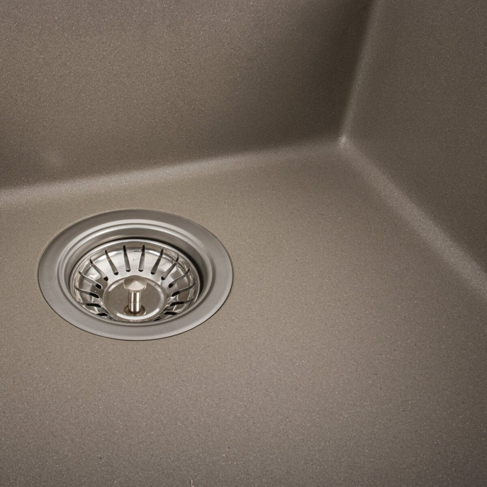 VALESO Гранітна мийка для кухні VALESO FIESTA 5149 матова Титан Киев - изображение 6