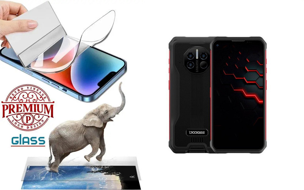 Поліуретанова плівка Doogee V10, Premium, товщина 0,2 мм Київ - фото 1