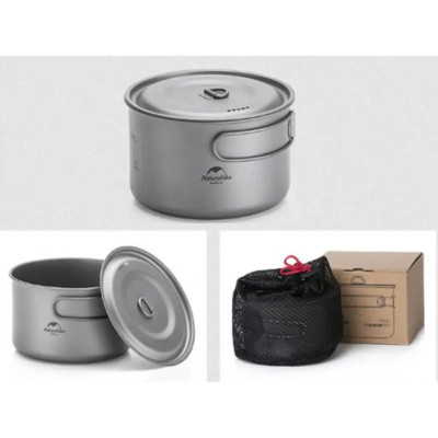 Котел туристический Naturehike NH18 1,3 л (6927595733561) Винница - изображение 3