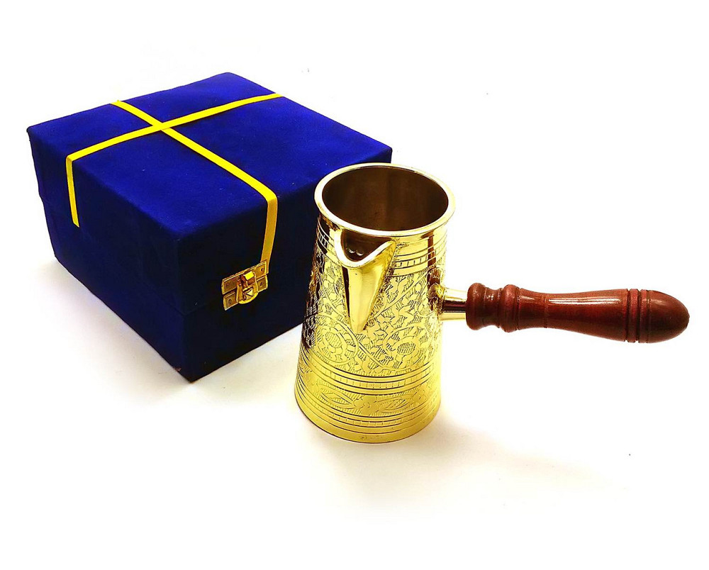 Турка для кофе бронзовая позолота Киев - изображение 1
