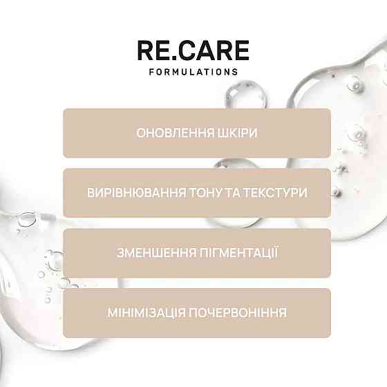 Обновляющий феруловый пилинг Renewing Ferulic Peel RE.CARE 30 мл Киев