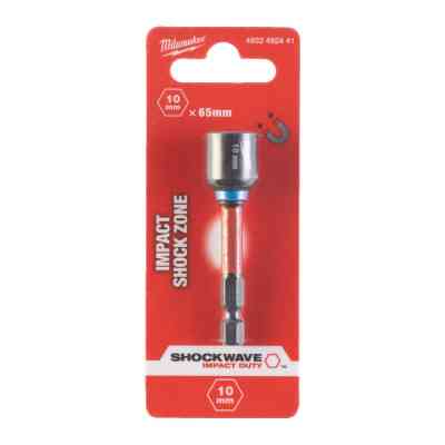 Головка магнитная Milwaukee 1/4", шестигранная, 10 мм Shockwave, ударопрочная (4932492441) Винница