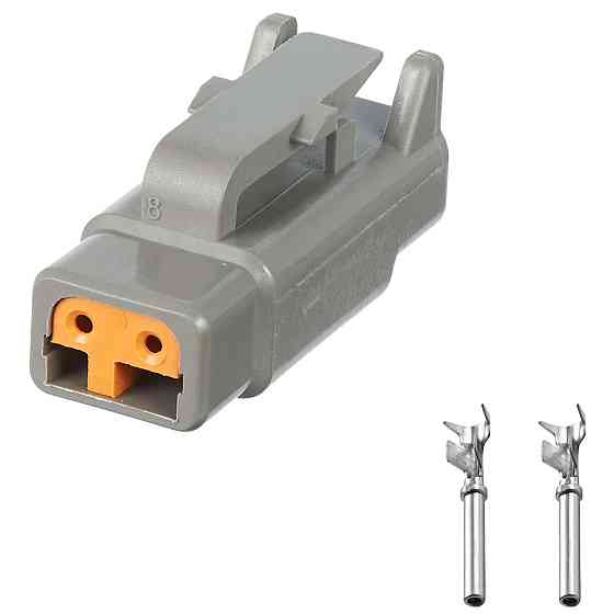 Роз'єм конектор 2-кон., Спецтехника І Вантажні Авто, DTM06-2S, DEUTSCH Америка, Британия, CAT, JCB, MAN Київ