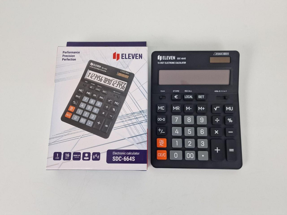 Калькулятор "ELEVEN" SDC-664S (citizen) 16 розрядів бухгалтерський (1 шт.) Харків - фото 1
