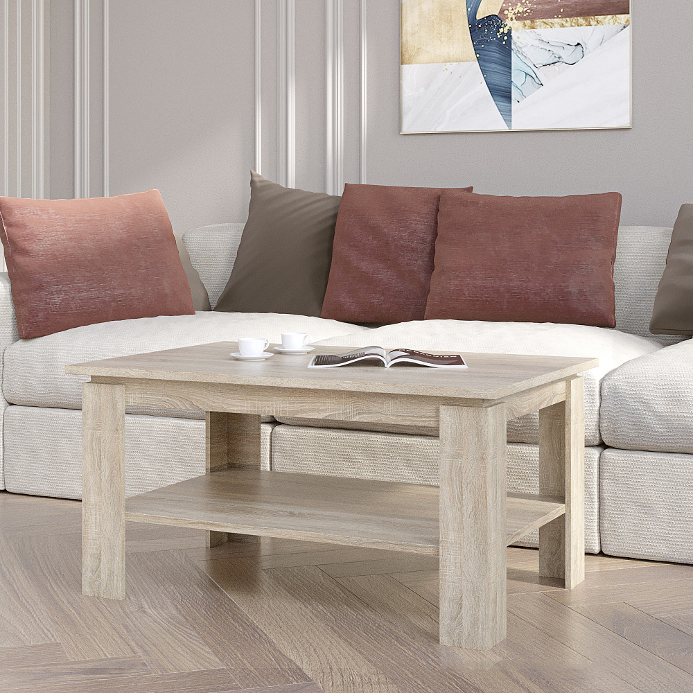 Стол журнальный Эверест Соната СЖ-910 для гостиной дуб сонома (DTM-2136) Львов - изображение 2