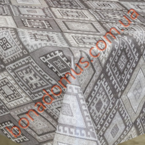 Клейонка кухонна 1,40*20м ПВХ фотодрук 3-шарова на тканинній основі 5558-4 Bona Domus Житомир