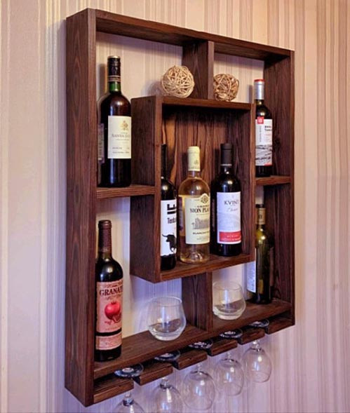 Настінна винна полиця "Сібецу" савоярді Миколаїв - фото 1