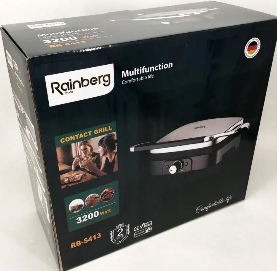 Электро- Гриль: Rainberg RB5413 , 3200Bт. Киев - изображение 5
