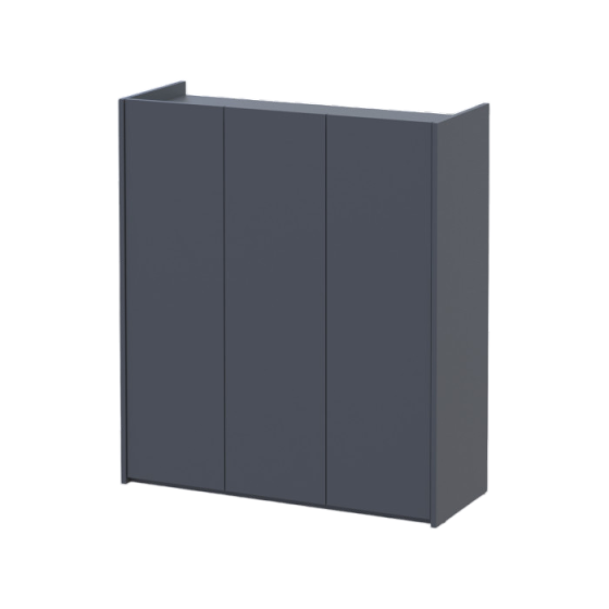 Тумба для обуви Doros Кассель Графит 3 ДСП 97х40х110 (41516211) Днепр