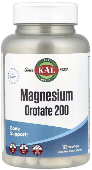 Магній KAL Magnesium Orotate 200mg 120 розт капс Київ - фото 3