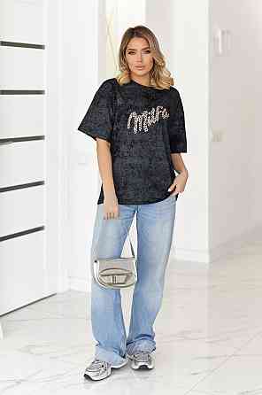 Оверсайз футболка тай-дай "Milfa" (Туреччина) | Батал Київ