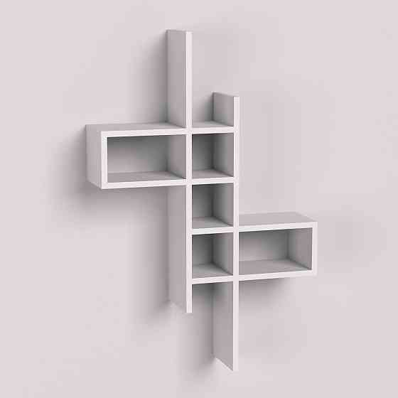 Полка навесная П-2, Белый, 630/180/960 Львов