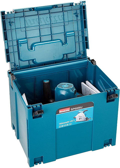 Профессиональная ручная погружная дисковая пила Makita SP6000J : 1300 Вт, 165мм, 55мм погружная Киев - изображение 6