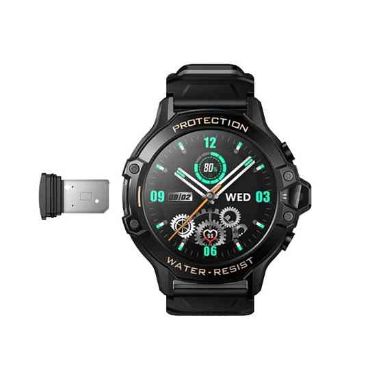 Детские смарт-часы HOCO Y107 4G 32mm. 700 mAh. IP54. children phone watch black Одесса