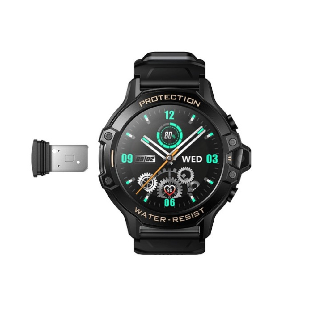 Дитячий смарт-годинник HOCO Y107 4G 32mm. 700 mAh. IP54. children phone watch black Одеса - фото 4