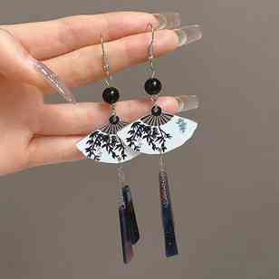 Серьги в китайском стиле Веер Киев