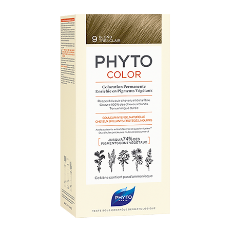 Фіто Фітоколор Безаміачна крем-фарба для волосся Phyto PhytoColor Coloration Permanente 9 Блондин 112 мл Дніпро