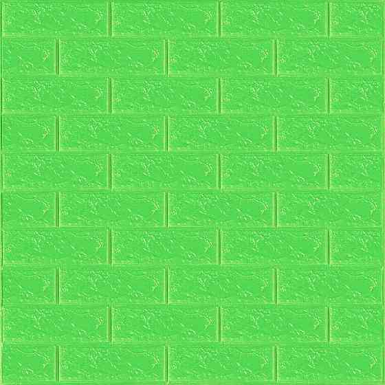 3D панель самоклеющаяся 700x770x3мм кирпич Зеленый (013-3) SW-00000639 Киев