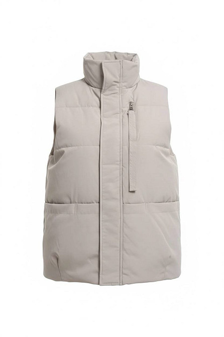 Жилет женский JOY ONE 86336 удлиненный светло-бежевый, світло-бежевый, XL Киев - изображение 16