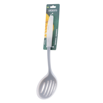 Шумовка Ardesto Fresh, 31.8см, силікон, пластик, сірий (AR1609G) Вінниця - фото 4