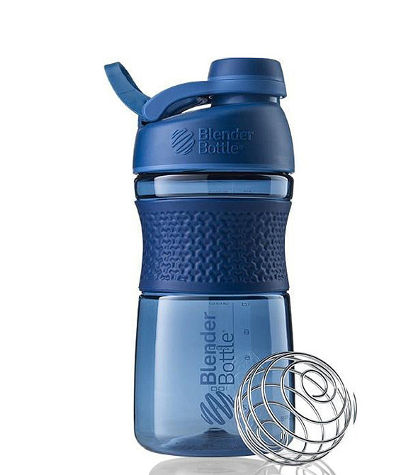 Шейкер спортивний (пляшка) BlenderBottle SportMixer Twist 20oz/590ml Navy Каменское - изображение 1