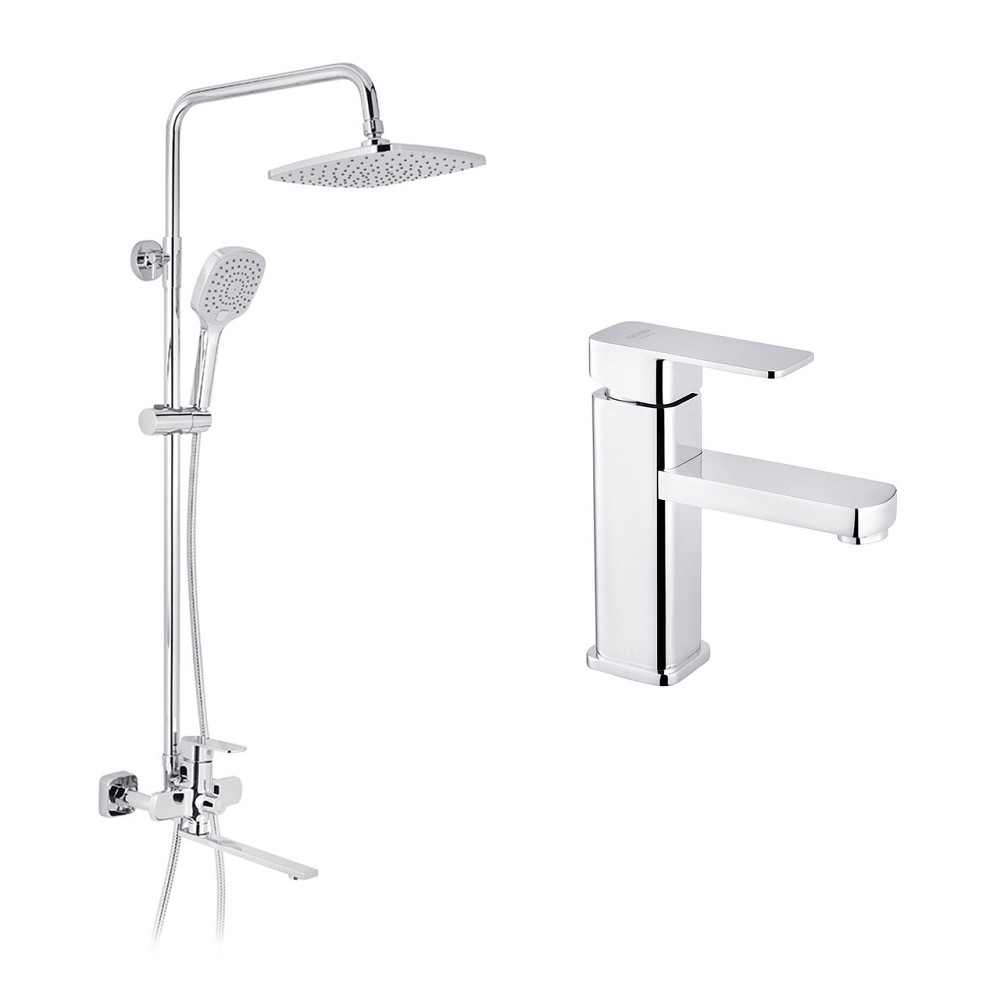 Набір 2 в 1 душова система Kroner Armada-C067 + змішувач Ems-C010 Київ - фото 1