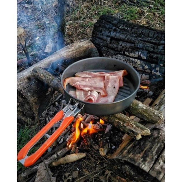 Сковорідка туристична Fire Maple Feast FP (діаметр 19.4 см) рифлене дно Вінниця - фото 2