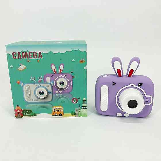 Детский цифровой фотоаппарат X900 Rabbit. Цвет: фиолетовый DJ-13 Львов