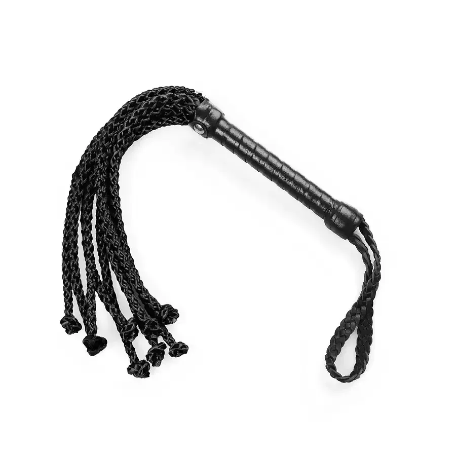 Ажурний батіг Кішка з екошкіри Art of Sex - Kani, колір чорний Львів - фото 1